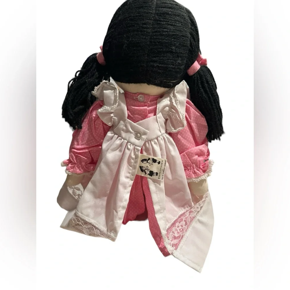VINTAGE 1983‎ DOLL BY PAULINE BJONNESS JACOBSEN PINK DRESS PINAFORE 19” LYNN